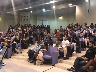 I centoventi CLabbers in aula magna