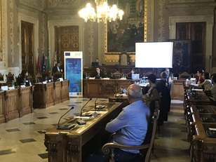 Palazzo Viceregio. Una fase dei lavori di Clisel Horizon 2020