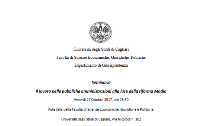 Seminario PA e riforma Madia