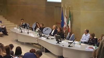 Il tavolo dei relatori