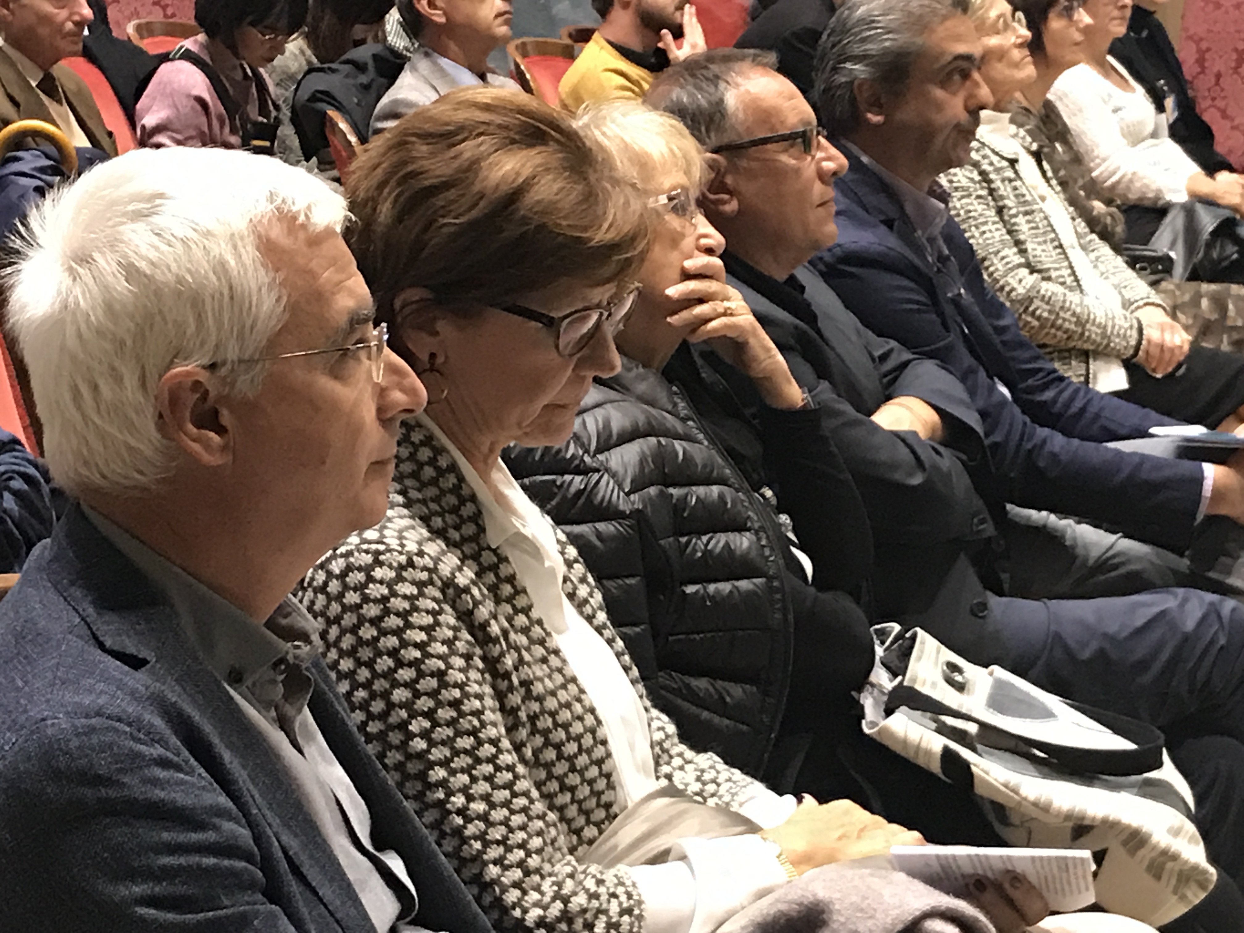 In primo piano l'Assessore Paci e il prorettore Morelli