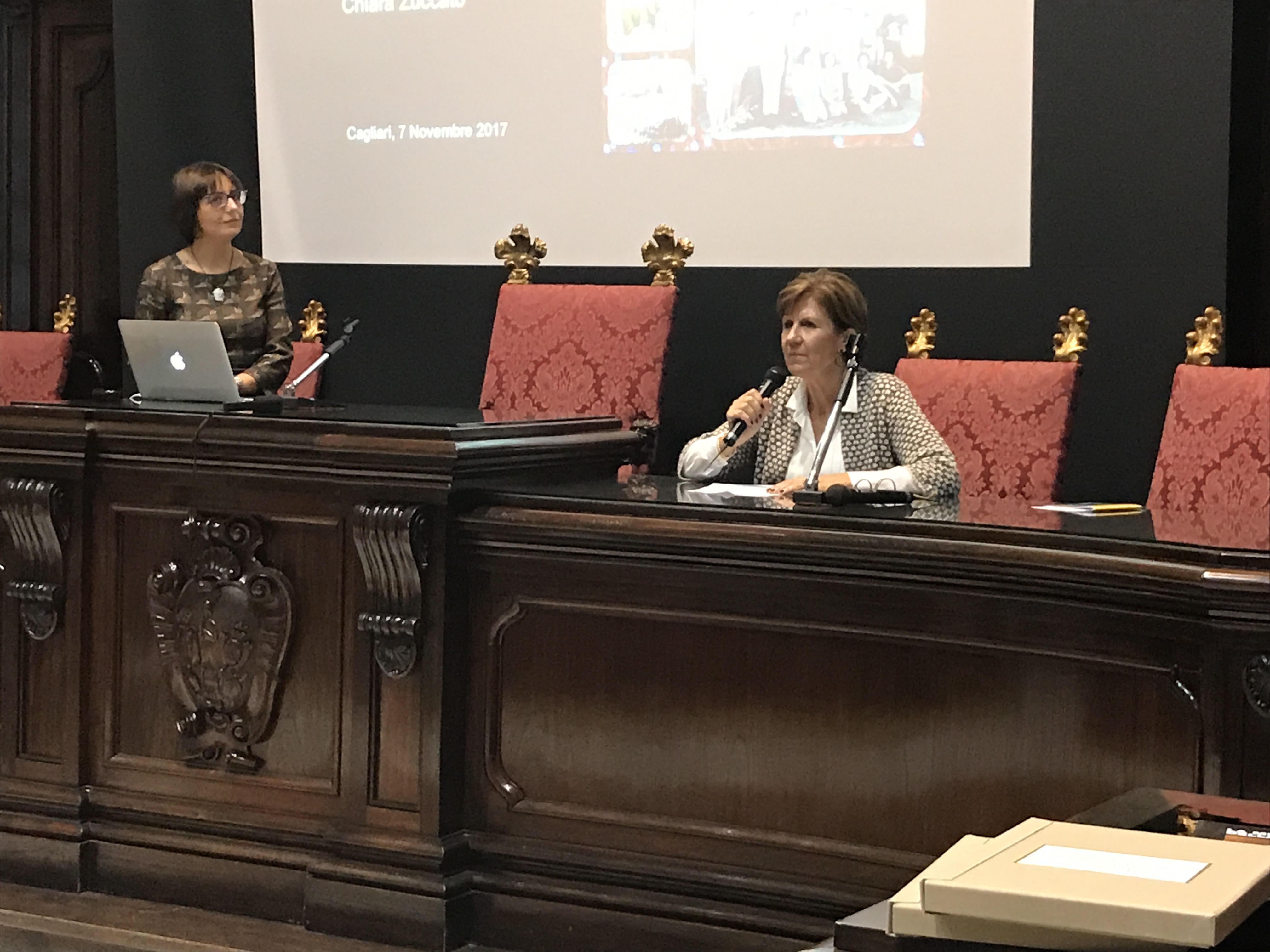 da sinistra: Chiara Zuccato e Micaela Morelli