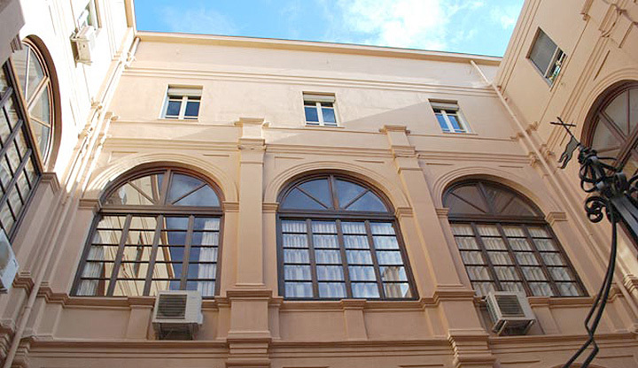 Palazzo del rettorato, corte interna.
