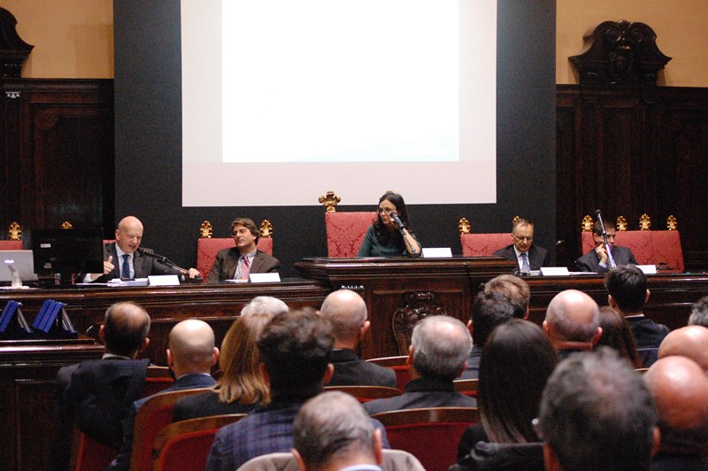 Intesa San Paolo e le eccellenze, l'Aula magna del Rettorato