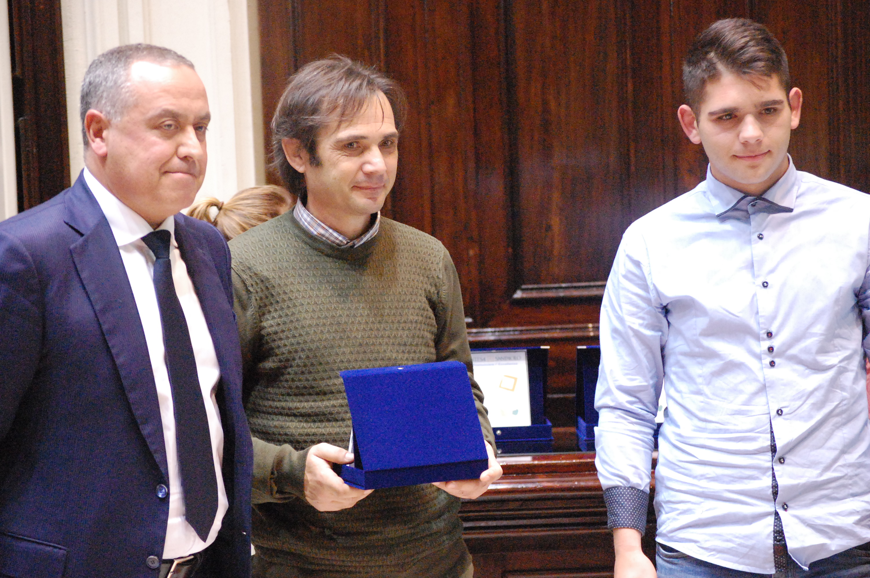 Un altro momento della premiazione
