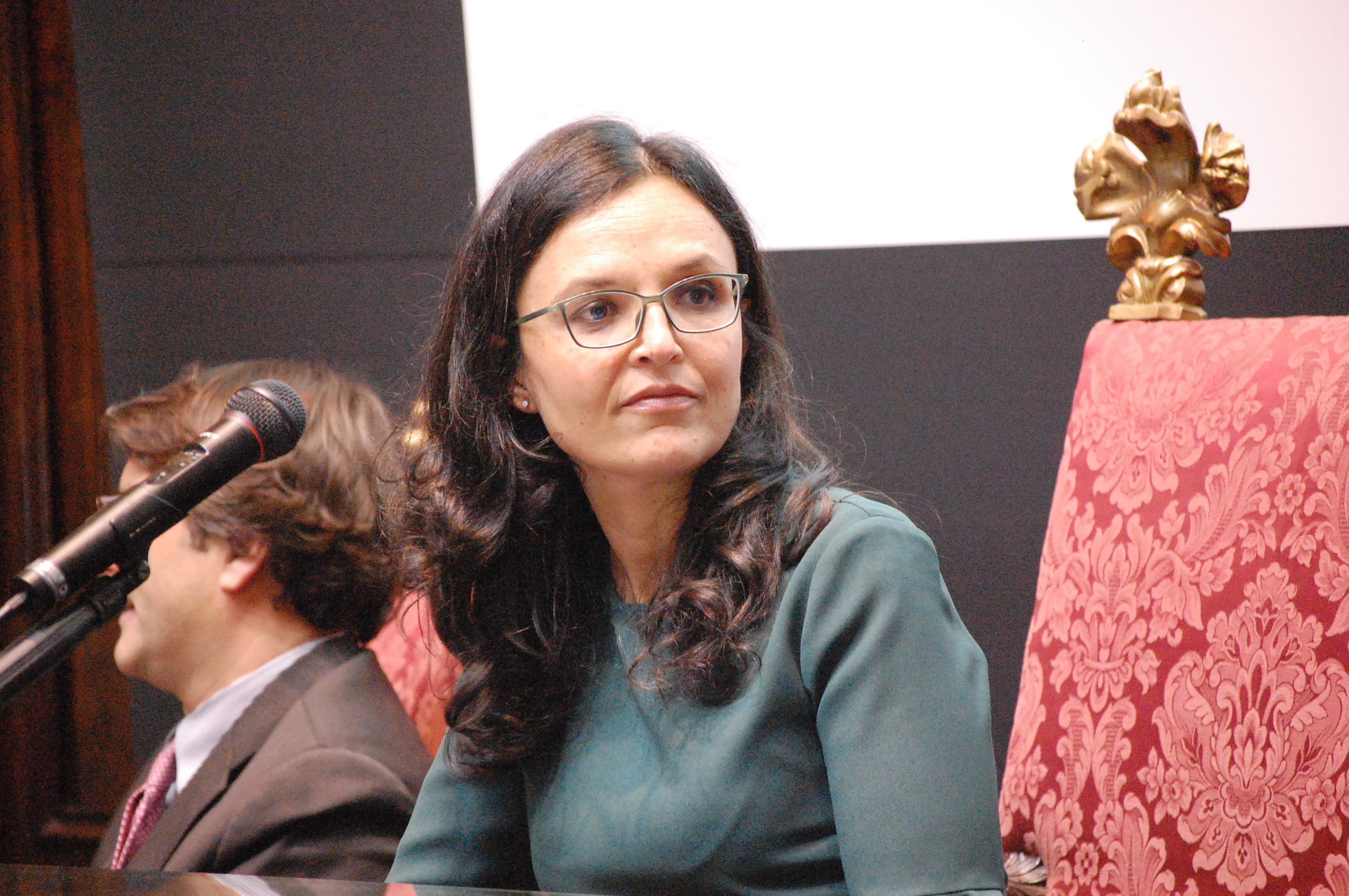 La prof.ssa Maria Chiara Di Guardo, Prorettore all'Innovazione e ai rapporti con il Territorio