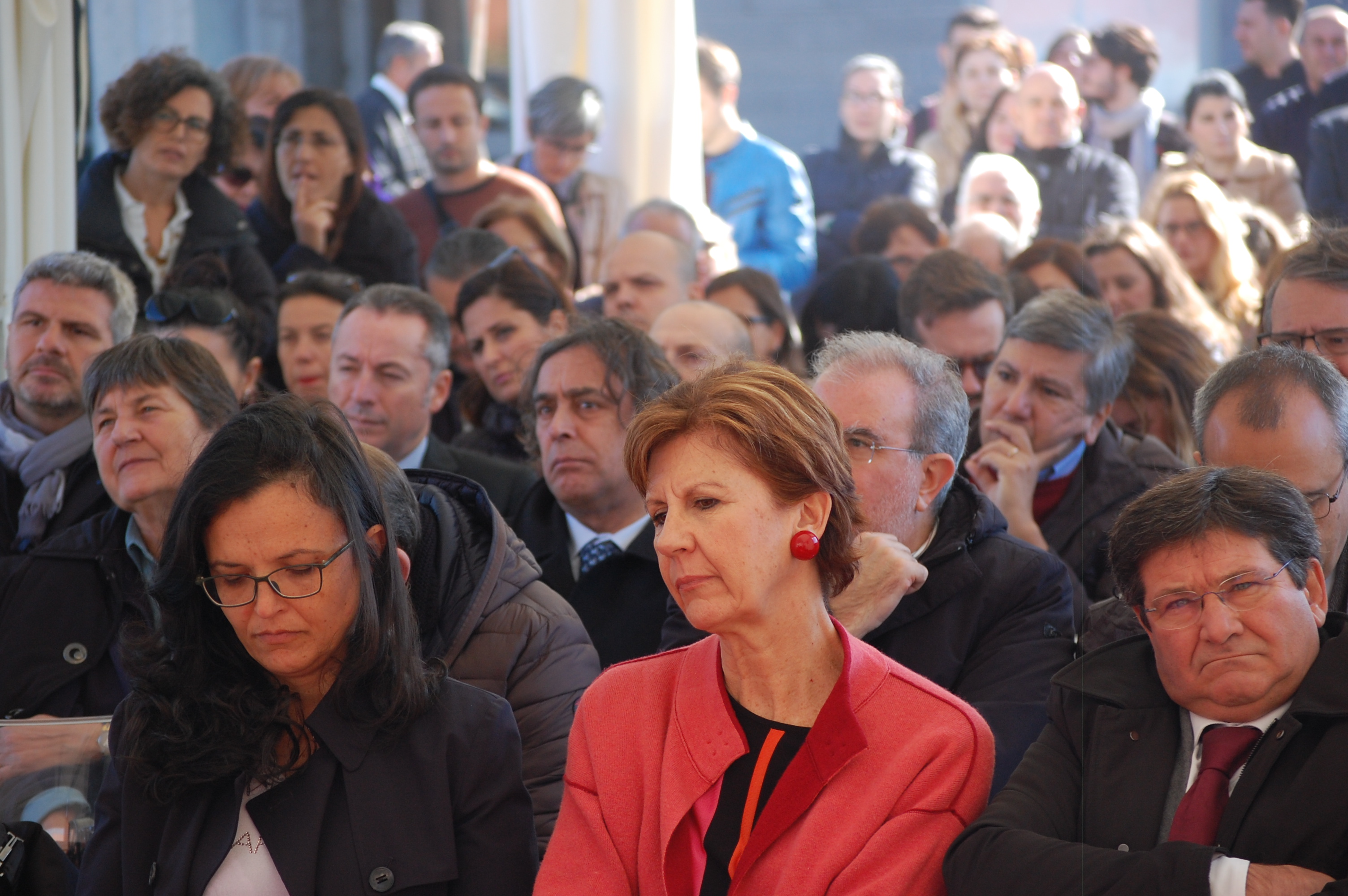 Il Prorettore all'innovazione Maria Chiara Di Guardo, il Prorettore alla Ricerca Micaela Morelli, il Prorettore Mola