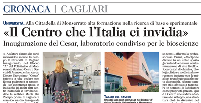 L'Unione Sarda di venerd&igrave; 17 novembre 2017