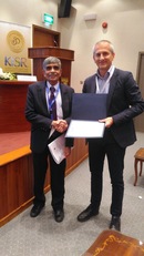 Bg-Sar, Gianluigi Bacchetta con il prof. Bhat