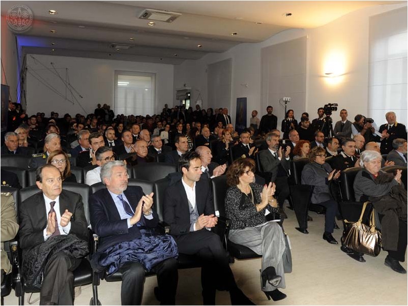 La platea in Aula Magna Maria Lai