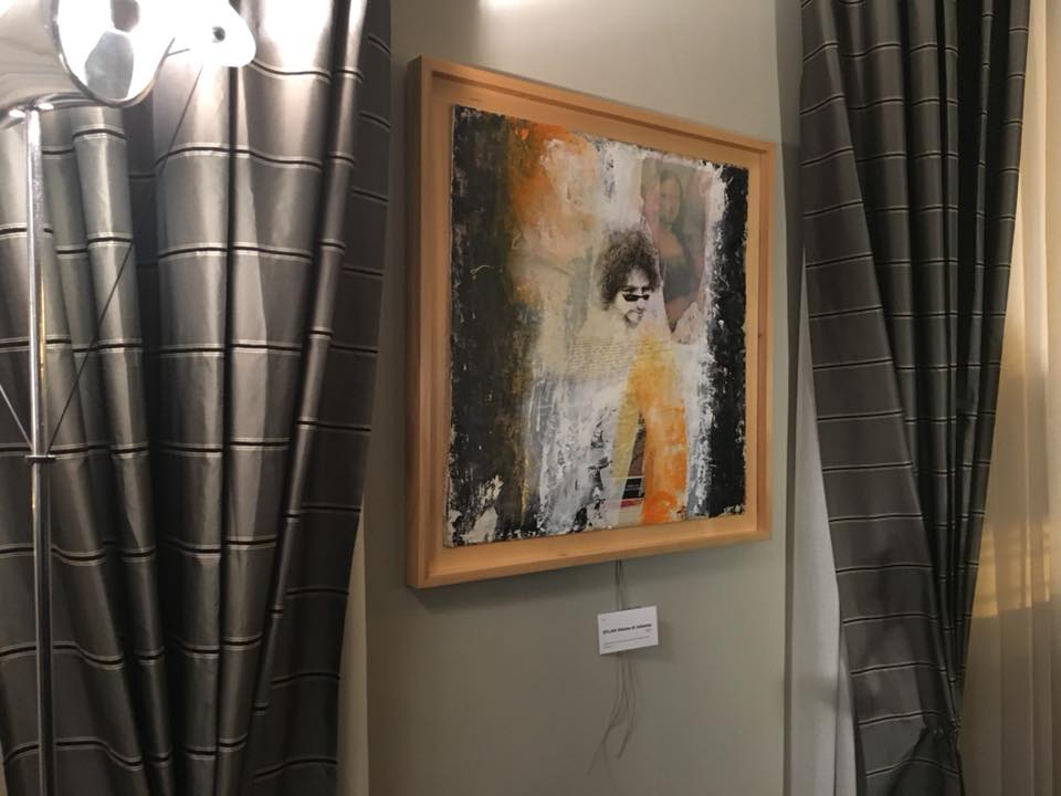 Opere dylaniate di Angelo Liberati, un'opera in mostra