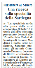 L&rsquo;UNIONE SARDA dell&rsquo;11 dicembre 2017