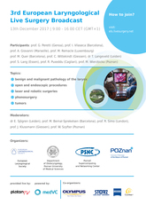 Programma della terza edizione dell'European Laryngological Live Surgery Broadcast