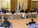 Il tavolo dei relatori al convegno Sardegna per tutti. Turismo e totale fruibilit&agrave;