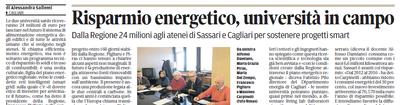 LA NUOVA SARDEGNA del 21 dicembre 2017