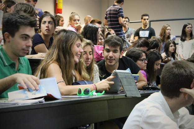 Studenti dell'Ateneo in aula