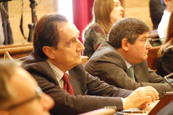 Il prof. Demuro e il Prorettore Mola