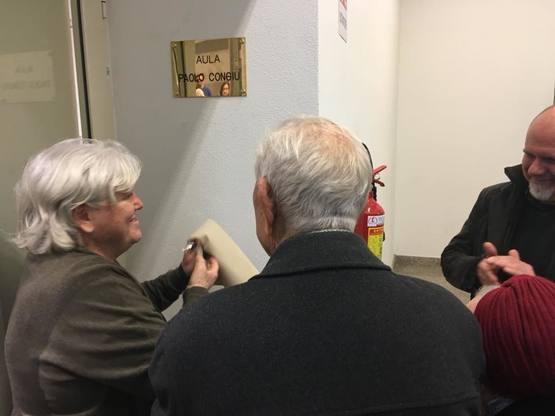 L'intitolazione dell'Aula Paolo Congiu