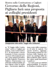 L'UNIONE SARDA dell'11 gennaio 2018
