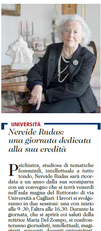 L'UNIONE SARDA del 17 gennaio 2018