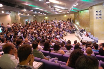 L'aula magna della facolt&agrave; di Ingegneria