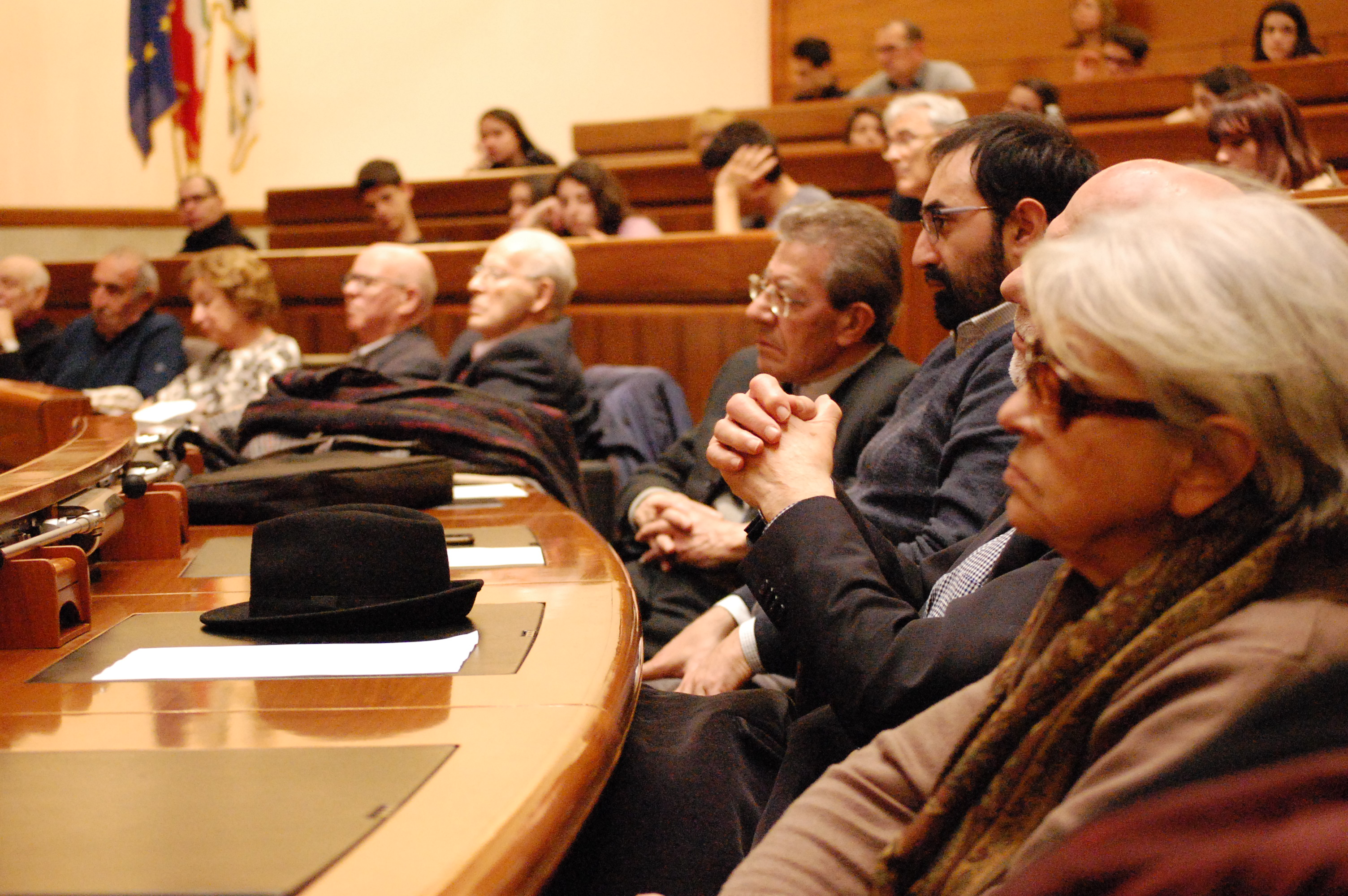 Autonomie speciali, il pubblico. In primo piano, la prof.ssa Annamaria Baldussi