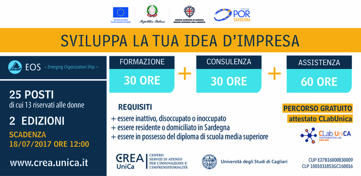 Dal Crea di UniCa, format e percorso professionalizzante ad alto valore aggiunto