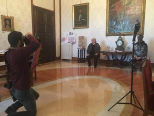 Nella stanza del Rettore con Manu Invisible e le foto di Michele Ardu