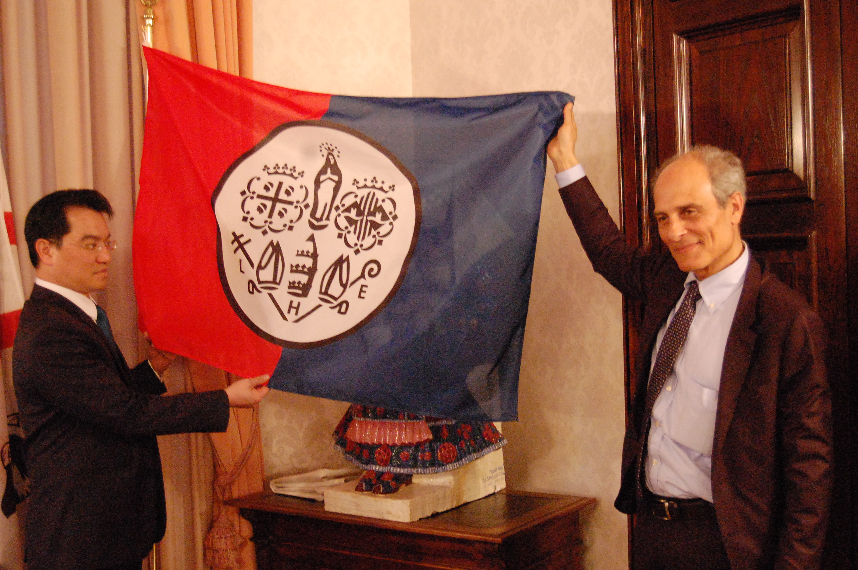 Una simpatica foto ricordo alla fine dell'incontro