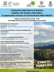 La locandina completa con il programma della giornata