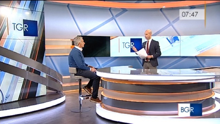 Sandro Demuro in studio con Gabriele Russo