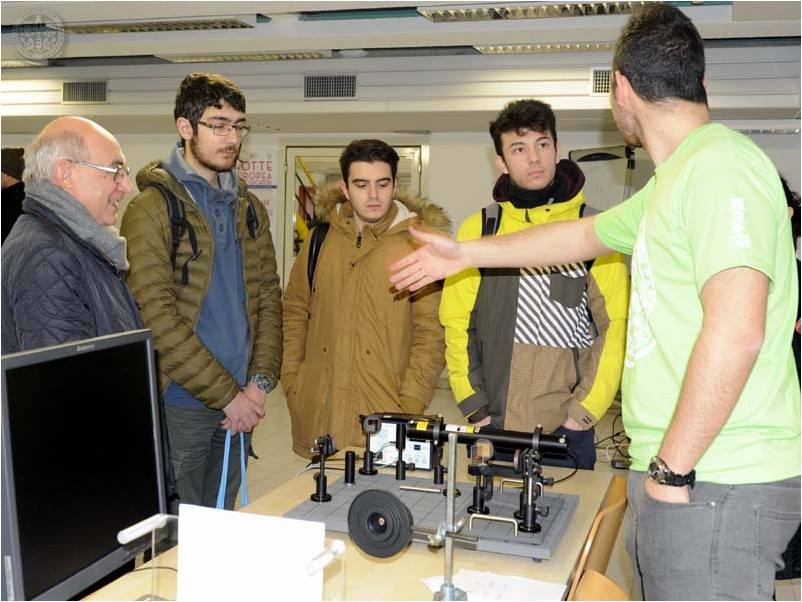 Alcuni studenti durante le iniziative delle Giornate dell'Orientamento 2018