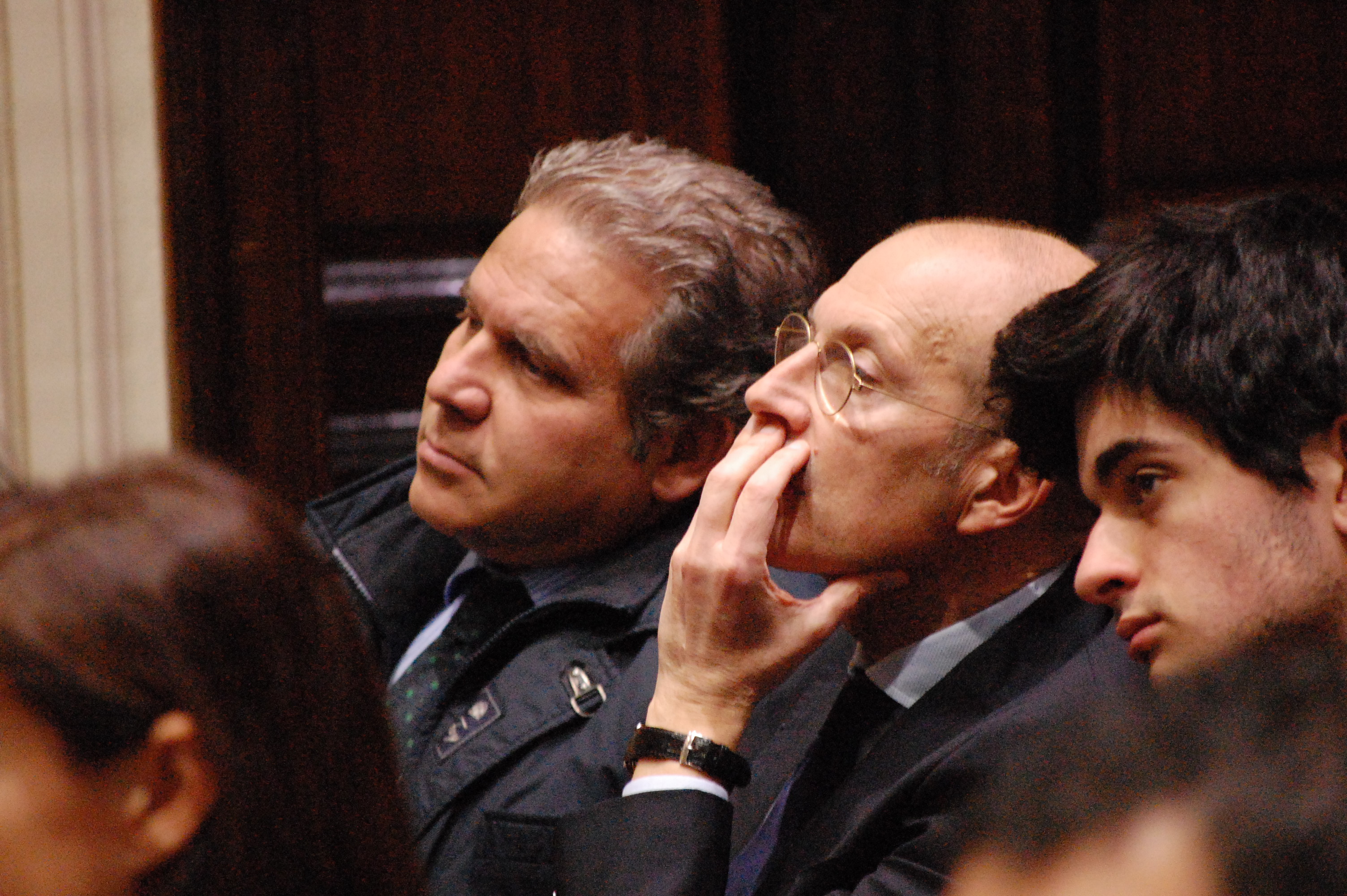Il Direttore generale Aldo Urru, il prof. Gianni Fenu