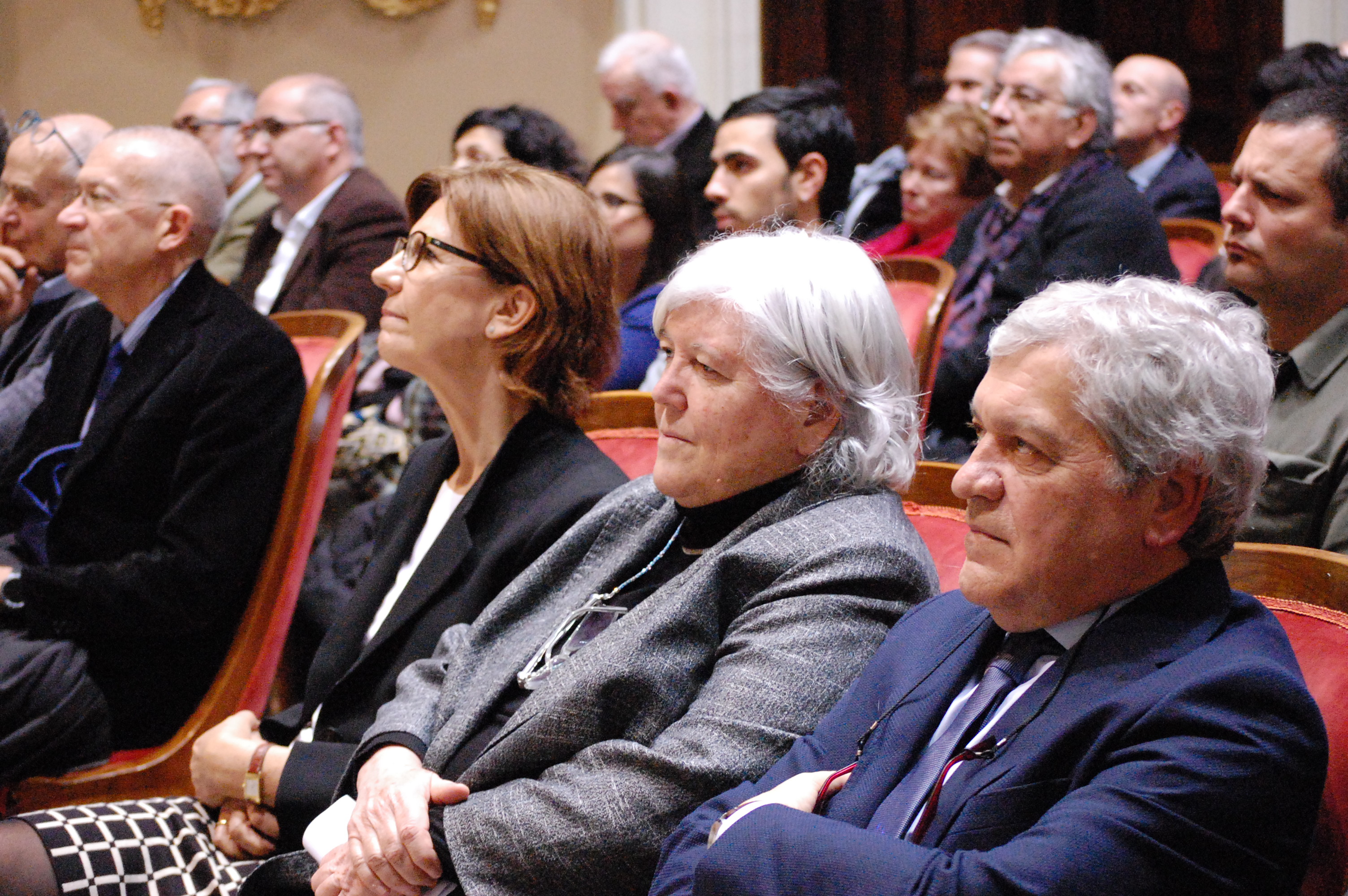 La Prorettrice Morelli, il Rettore Del Zompo, il prof. Vanzi