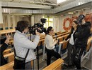 Elisabetta Atzeni intervista la prof.ssa Ladogana per il TG della RAI