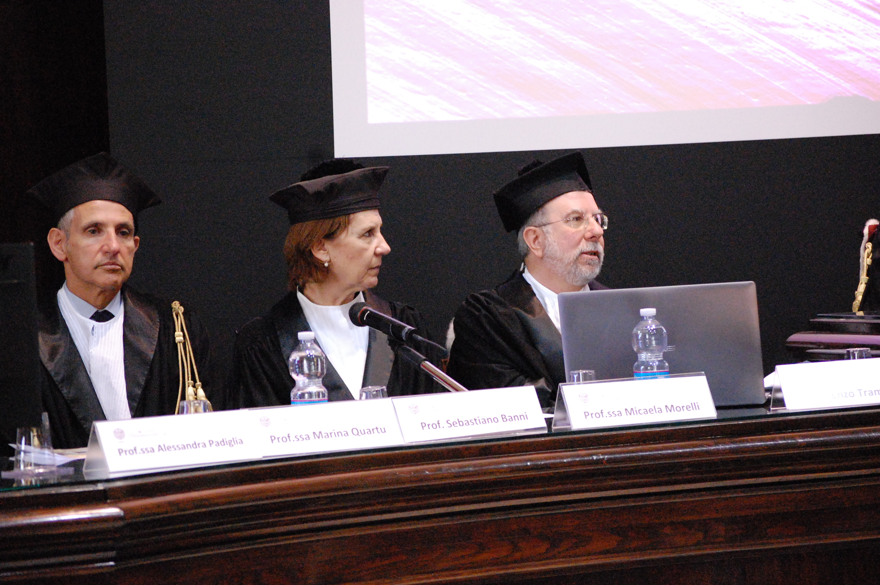 Sebastiano Banni, Micaela Morelli, Enzo Tramontano