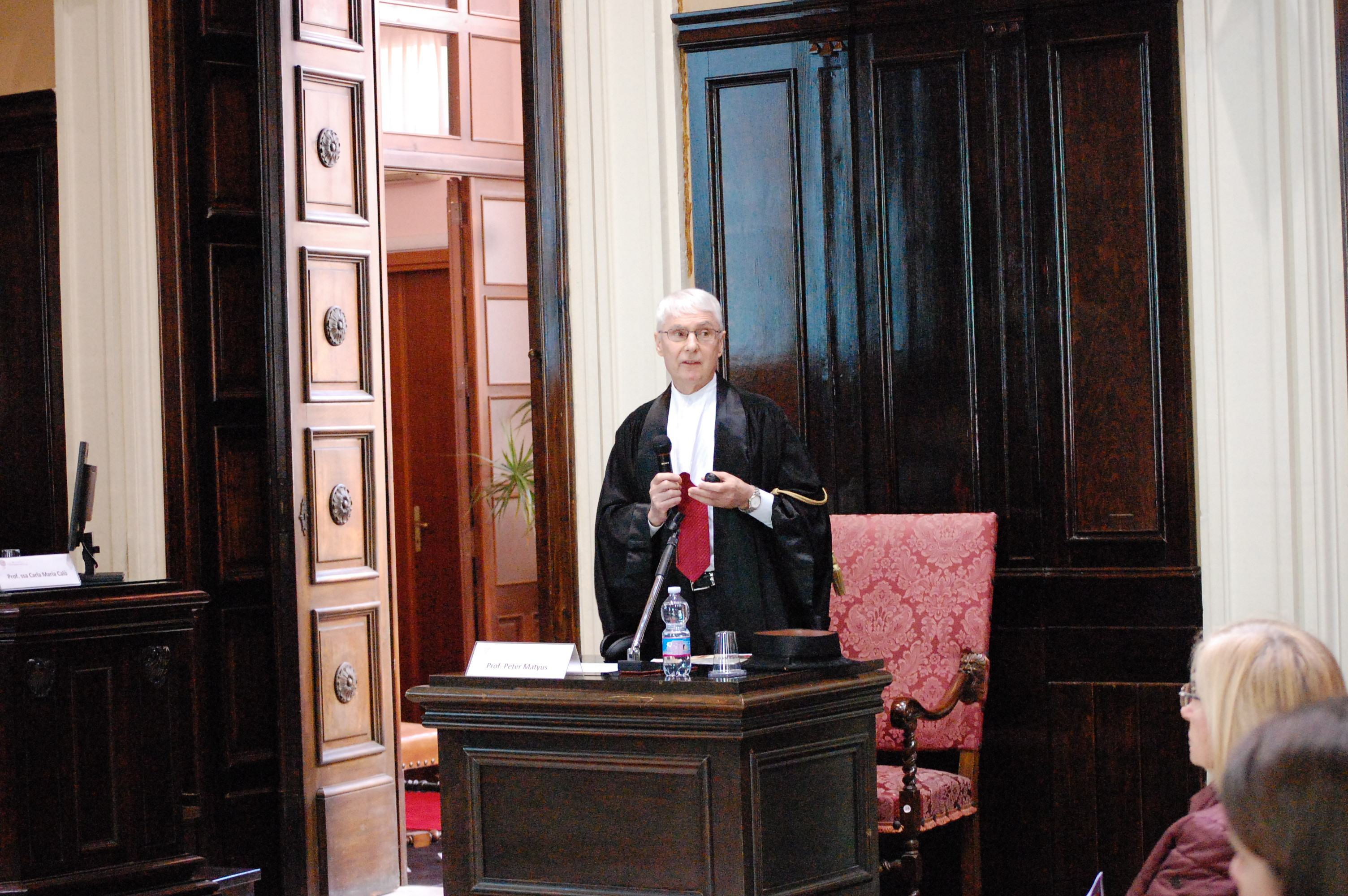 La lectio del prof. Matyus