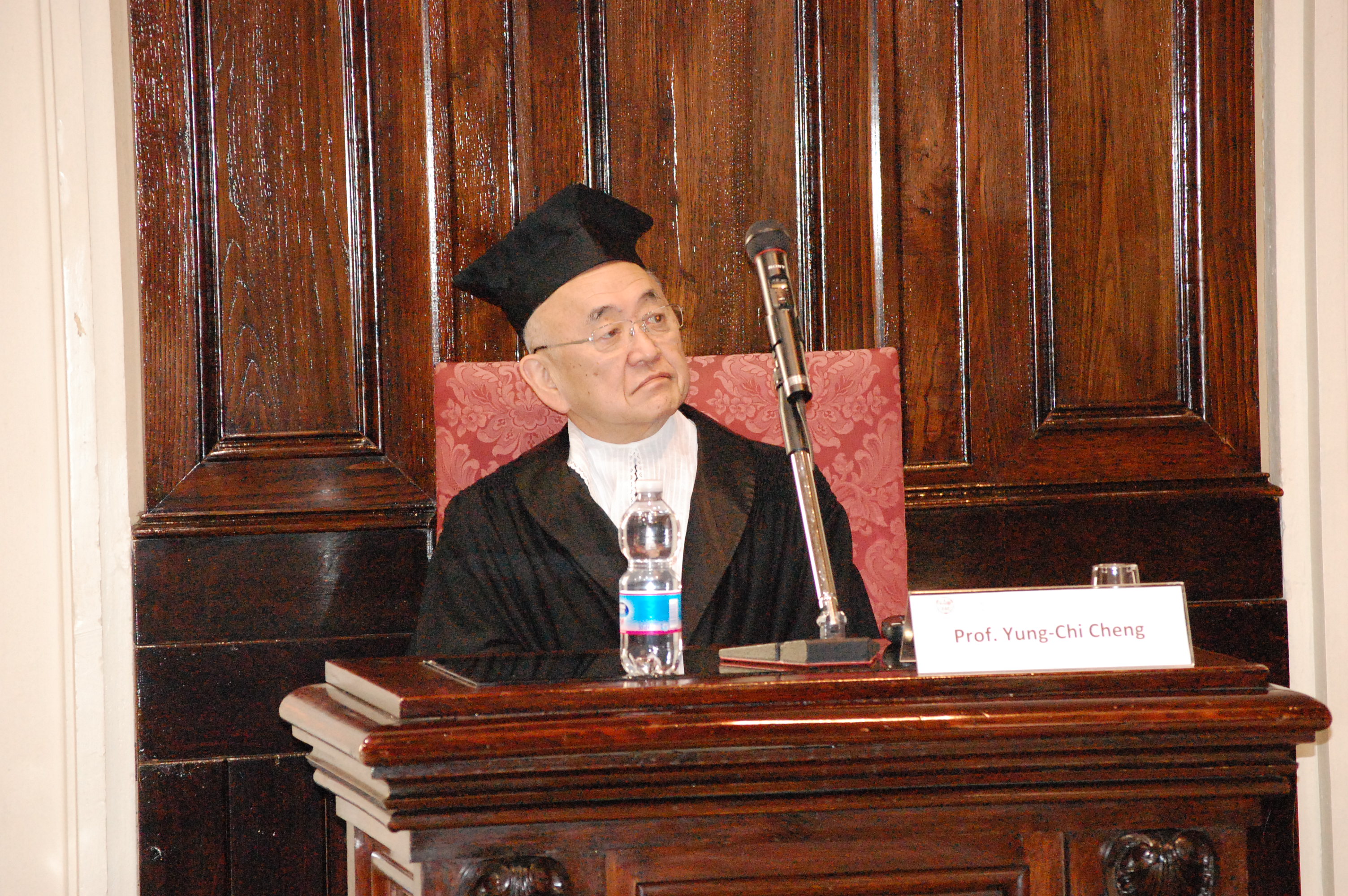 Il prof. Cheng