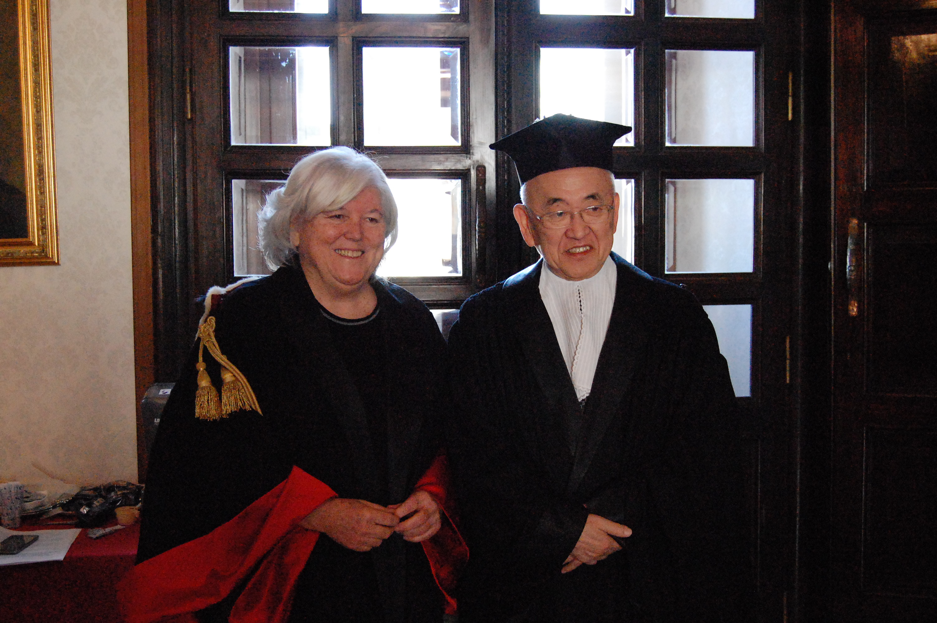 Il Rettore con il professor Cheng