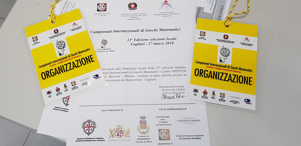 Giochi matematici 2018