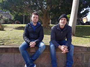 Da sinistra, Giuseppe Sergioli e Hector Freytes
