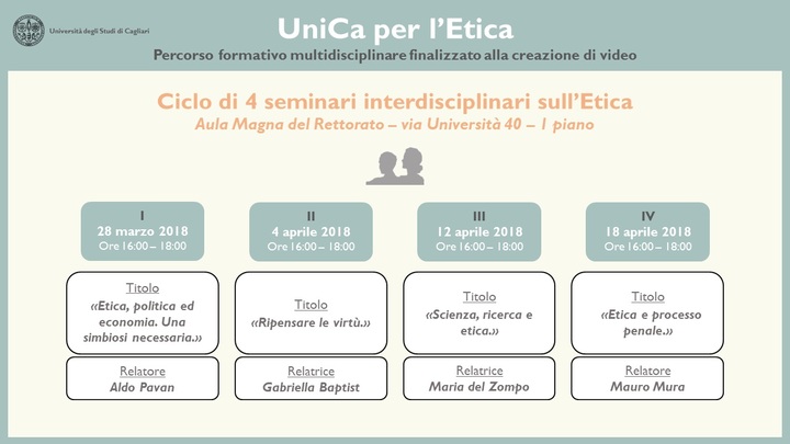 Un'utile infografica per tenere nota degli incontri previsti