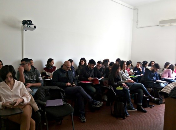 Gli studenti di Lingue e comunicazione al seminario "Questioni di lingua e cultura araba"