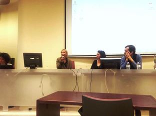 Nicole Lai, attrice protagonista condivide la sua esperienza con le studentesse e gli studenti presenti in aula.